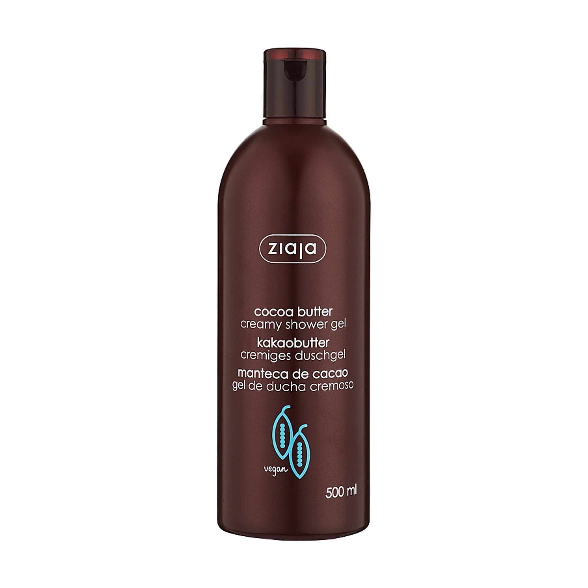 Гель-крем для душу Ziaja Shower Gel з олією какао, 500 мл